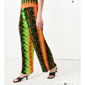 Julia Heuer 01 Jack Trouser Orange/Black/Green (Rare, Deadstock)